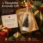 Recordable Christmas Tree Message in a Bottle – Voice Keepsake Gift