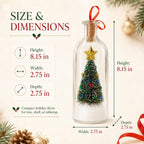 Recordable Christmas Tree Message in a Bottle – Voice Keepsake Gift