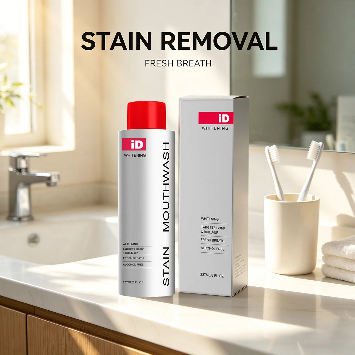 Hismile iD Stain Whitening Mouthwash