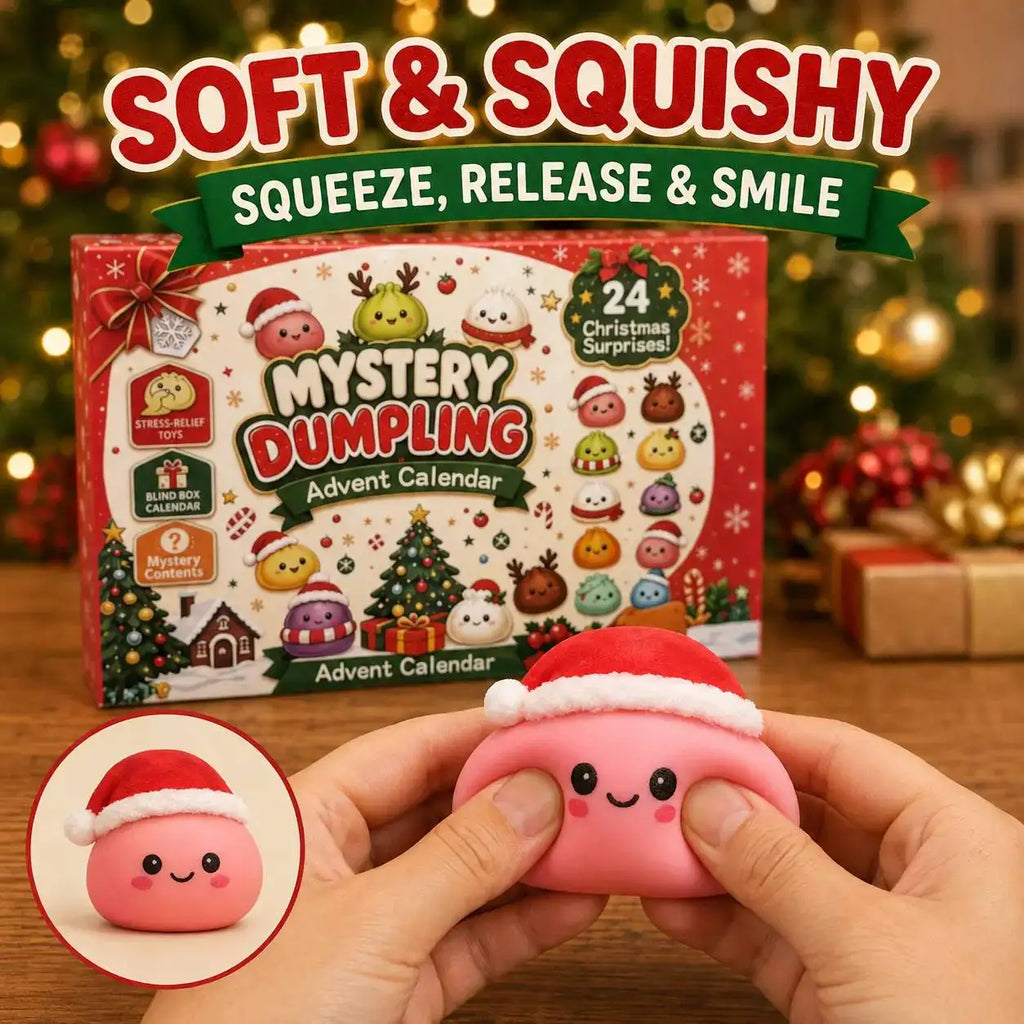 Dumpling Squishy Advent Calendar: 24 Mystery Squishies, One a Day to Christmas