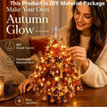DIY Beaded Christmas Tree Kit – Mini Tabletop Tree with Angel Topper