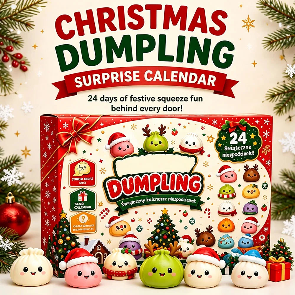 Dumpling Squishy Advent Calendar: 24 Mystery Squishies, One a Day to Christmas