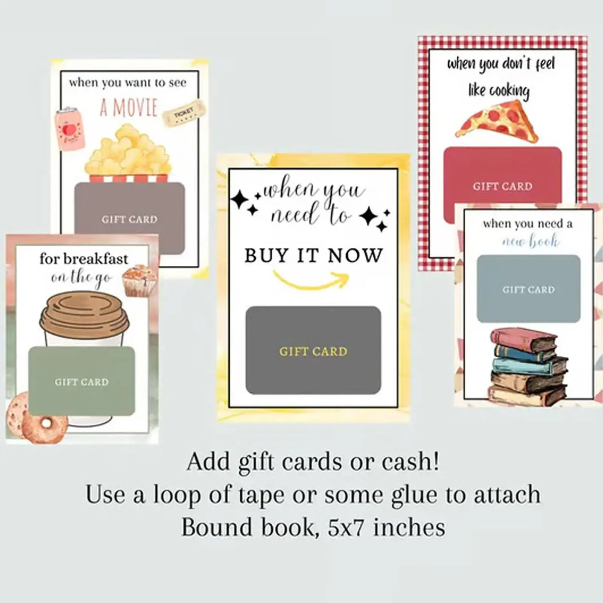 Add cards or cash