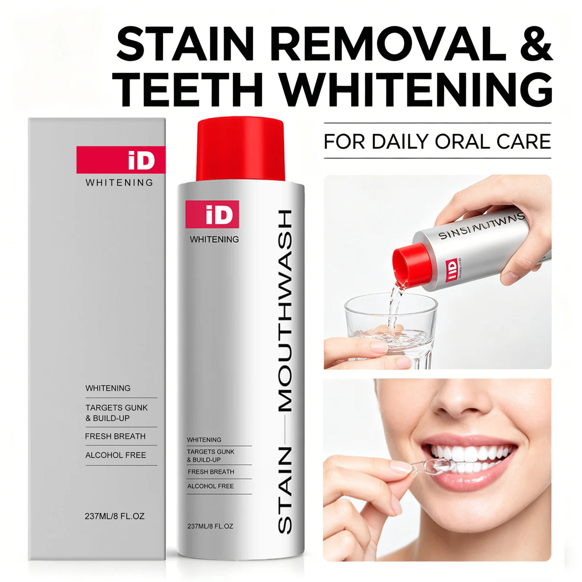 Hismile iD Stain Whitening Mouthwash
