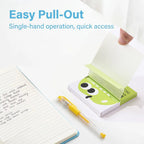 Transparent Pull-Out Sticky Notes: Cute Fruit Monster Pop-Up Notes, 80 Sheets per Box