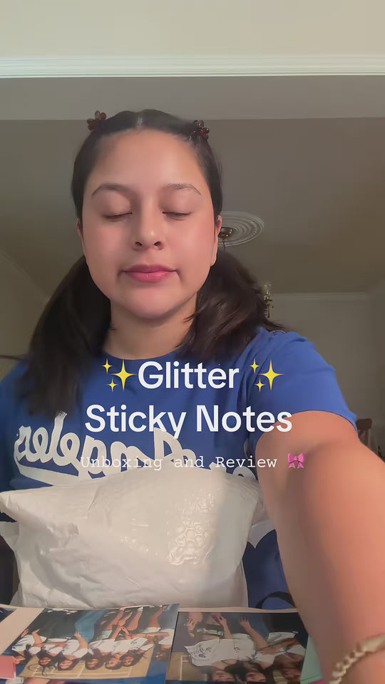 Trying the see-through sticky notes